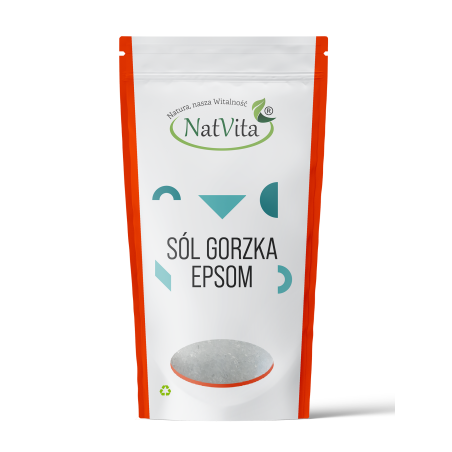 Sól Epsom - siarczan magnezu siedmiowodny 650g