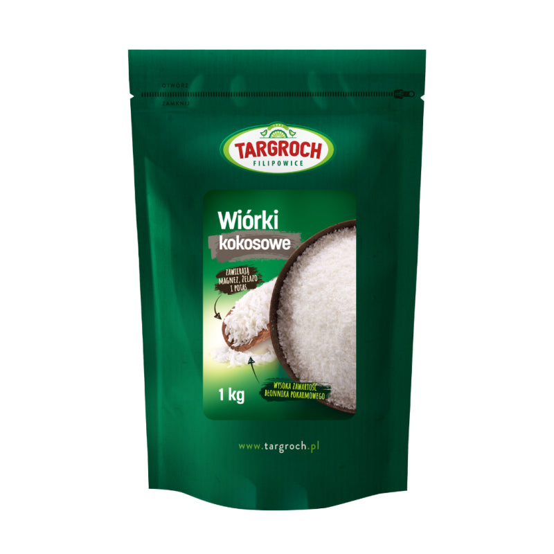 Wiórki kokosowe - flowpack 500 g